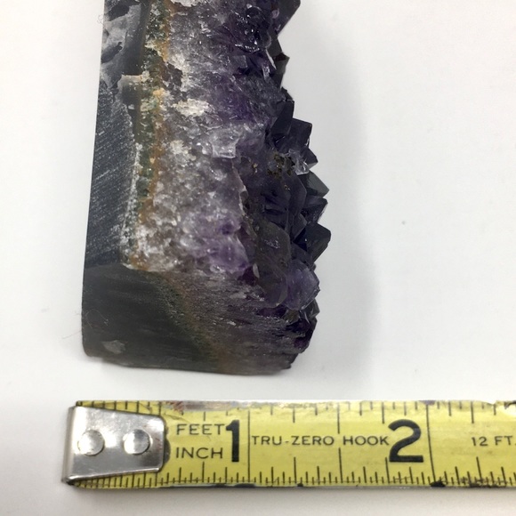 Natural Raw Amethyst Flat Back Rock Chunk Crystal - Picture 16 of 16